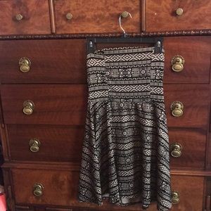 Forever21 Aztec print strapless dress